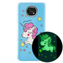 For Xiaomi Redmi Note 9T Luminous TPU Mobile Phone Protective Case(Star Unicorn)