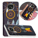 For Xiaomi Redmi Note 9T Luminous TPU Mobile Phone Protective Case(Black Wind Chimes)