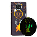 For Xiaomi Redmi Note 9T Luminous TPU Mobile Phone Protective Case(Black Wind Chimes)