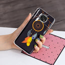 For Xiaomi Redmi Note 9T Luminous TPU Mobile Phone Protective Case(Black Wind Chimes)