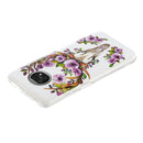For Xiaomi Redmi Note 9T Luminous TPU Mobile Phone Protective Case(Flower Deer)