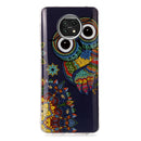 For Xiaomi Redmi Note 9T Luminous TPU Mobile Phone Protective Case(Blue Owl)