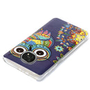 For Xiaomi Redmi Note 9T Luminous TPU Mobile Phone Protective Case(Blue Owl)