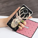 For Xiaomi Redmi Note 9T Luminous TPU Mobile Phone Protective Case(Deer Head)