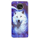 For Xiaomi Redmi Note 9T Luminous TPU Mobile Phone Protective Case(Starry Sky Wolf)