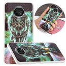 For Xiaomi Redmi Note 9T Luminous TPU Mobile Phone Protective Case(Ferocious Wolf)
