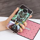 For Xiaomi Redmi Note 9T Luminous TPU Mobile Phone Protective Case(Ferocious Wolf)