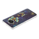For Xiaomi Redmi Note 9T Luminous TPU Mobile Phone Protective Case(Double Butterflies)