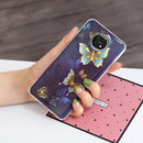 For Xiaomi Redmi Note 9T Luminous TPU Mobile Phone Protective Case(Double Butterflies)