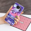 For Xiaomi Redmi Note 9T Luminous TPU Mobile Phone Protective Case(Seven Wolves)