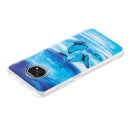 For Xiaomi Redmi Note 9T Luminous TPU Mobile Phone Protective Case(Butterflies)