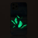For Xiaomi Redmi Note 9T Luminous TPU Mobile Phone Protective Case(Butterflies)