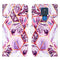 For Motorola Moto G Play (2021) Marble Stitching Horizontal Flip PU Leather Case with Holder & Card Slots & Wallet & Lanyard(Purple)