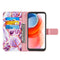For Motorola Moto G Play (2021) Marble Stitching Horizontal Flip PU Leather Case with Holder & Card Slots & Wallet & Lanyard(Purple)
