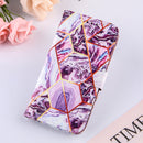 For Motorola Moto G Play (2021) Marble Stitching Horizontal Flip PU Leather Case with Holder & Card Slots & Wallet & Lanyard(Purple)