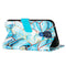 For Motorola Moto G Play (2021) Marble Stitching Horizontal Flip PU Leather Case with Holder & Card Slots & Wallet & Lanyard(Blue)