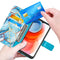 For Motorola Moto G Play (2021) Marble Stitching Horizontal Flip PU Leather Case with Holder & Card Slots & Wallet & Lanyard(Blue)