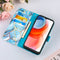 For Motorola Moto G Play (2021) Marble Stitching Horizontal Flip PU Leather Case with Holder & Card Slots & Wallet & Lanyard(Blue)