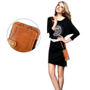 For iPhone 11 Crazy Horse Texture PU + TPU Shockproof Back Cover Case with Card Slots & Holder & Wallet & Crossbody Strap (Coffee)