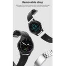 W68 1.54 inch Touch Screen IP67 Waterproof Smart Bracelet, Support Blood Oxygen Monitoring / Bluetooth Call / Heart Rate Monitoring, Style: Steel Strap(Silver)