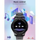 W68 1.54 inch Touch Screen IP67 Waterproof Smart Bracelet, Support Blood Oxygen Monitoring / Bluetooth Call / Heart Rate Monitoring, Style: Steel Strap(Black)