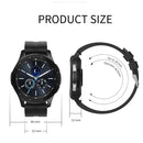 W68 1.54 inch Touch Screen IP67 Waterproof Smart Bracelet, Support Blood Oxygen Monitoring / Bluetooth Call / Heart Rate Monitoring, Style: Steel Strap(Black)