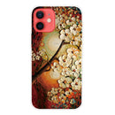 Shockproof Painted Transparent TPU Protective Case For iPhone 12 / 12 Pro(Oil Painting Magnolia)