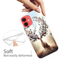 Shockproof Painted Transparent TPU Protective Case For iPhone 12 / 12 Pro(Dream Deer)