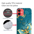 Shockproof Painted Transparent TPU Protective Case For iPhone 12 / 12 Pro(Kingdee)