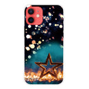 Shockproof Painted Transparent TPU Protective Case For iPhone 12 / 12 Pro(Night View Stars)