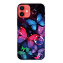 Shockproof Painted Transparent TPU Protective Case For iPhone 12 / 12 Pro(Bubble Butterflies)