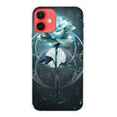 Shockproof Painted Transparent TPU Protective Case For iPhone 12 / 12 Pro(Magic Rose)