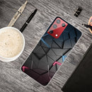 For OnePlus 9 Pro Shockproof Painted Transparent TPU Protective Case(Building blocks Starry Sky)