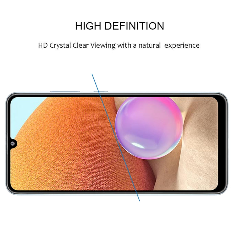For Samsung Galaxy A32 4G Full Glue Full Screen Tempered Glass Film