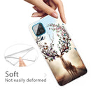 For Samsung Galaxy A12 Shockproof Painted Transparent TPU Protective Case(Dream Deer)