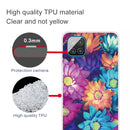 For Samsung Galaxy A12 Shockproof Painted Transparent TPU Protective Case(Color Chrysanthemum)