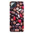 For Samsung Galaxy A12 Shockproof Painted Transparent TPU Protective Case(Love Chocolate)