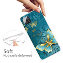 For Samsung Galaxy A12 Shockproof Painted Transparent TPU Protective Case(Kingdee)