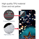 For Samsung Galaxy A12 Shockproof Painted Transparent TPU Protective Case(Night View Stars)