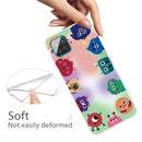 For Samsung Galaxy A12 Shockproof Painted Transparent TPU Protective Case(Fluorescent Monster)