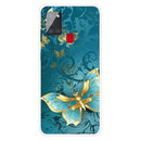 For Samsung Galaxy A21s Shockproof Painted Transparent TPU Protective Case(Kingdee)