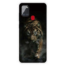 For Samsung Galaxy A21s Shockproof Painted Transparent TPU Protective Case(Chinese Tiger)
