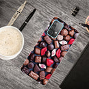 For Samsung Galaxy A52 5G / 4G Shockproof Painted Transparent TPU Protective Case(Love Chocolate)