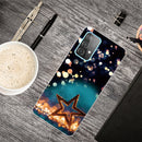 For Samsung Galaxy A52 5G / 4G Shockproof Painted Transparent TPU Protective Case(Night View Stars)