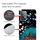 For Samsung Galaxy A52 5G / 4G Shockproof Painted Transparent TPU Protective Case(Night View Stars)