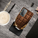 For Samsung Galaxy A52 5G / 4G Shockproof Painted Transparent TPU Protective Case(Chocolate)