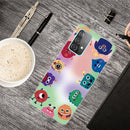 For Samsung Galaxy A52 5G / 4G Shockproof Painted Transparent TPU Protective Case(Fluorescent Monster)