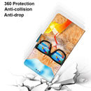 For Samsung Galaxy A52 5G / 4G Coloured Drawing Cross Texture Horizontal Flip PU Leather Case with Holder & Card Slots & Wallet & Lanyard(Cat Drinking Soda)