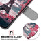 For Samsung Galaxy A52 5G / 4G Coloured Drawing Cross Texture Horizontal Flip PU Leather Case with Holder & Card Slots & Wallet & Lanyard(Pink Flower Tower Bridge)