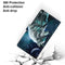 For Samsung Galaxy A52 5G / 4G Coloured Drawing Cross Texture Horizontal Flip PU Leather Case with Holder & Card Slots & Wallet & Lanyard(Pensive Wolf)
